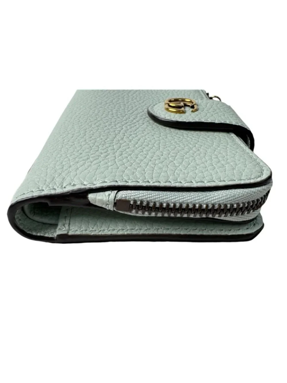 Gucci Double Compact Wallet Bifold with Bamboo - Picture 3 of 10